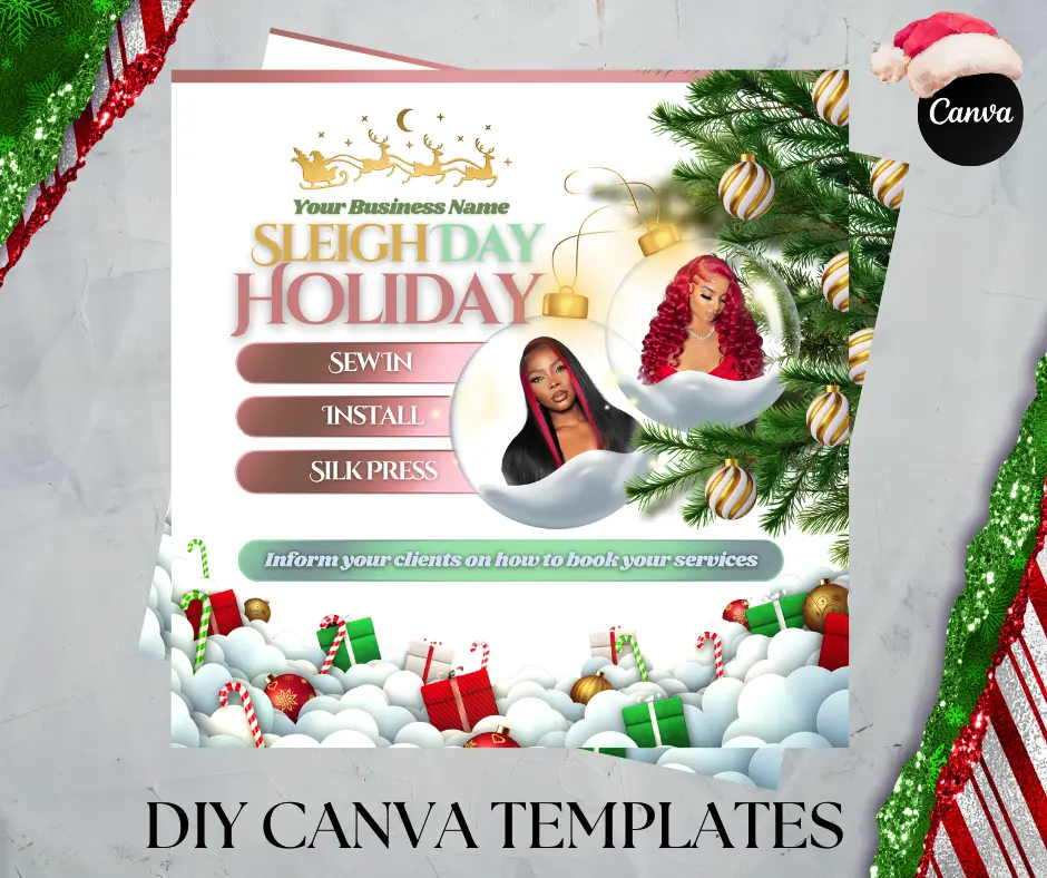 Hair stylist promotional design