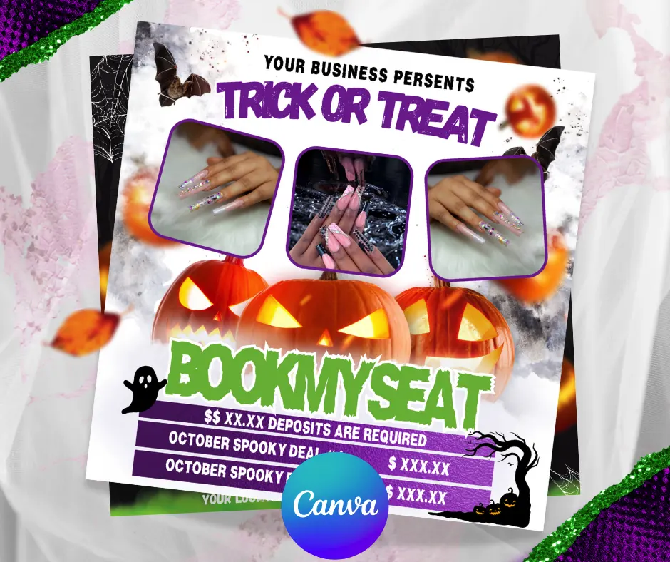 Hair stylist promo flyer